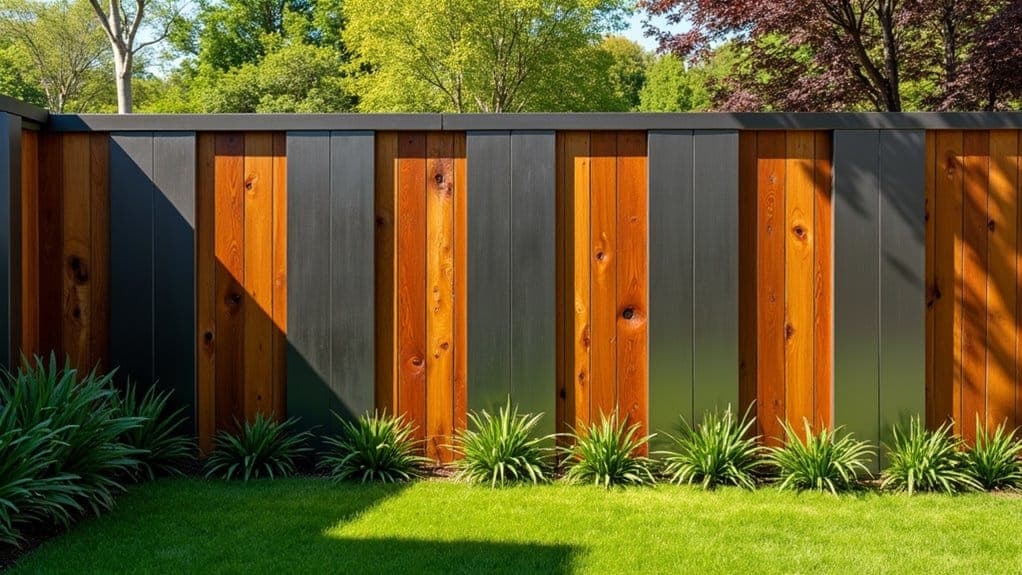 Modern Horizontal Custom Fence